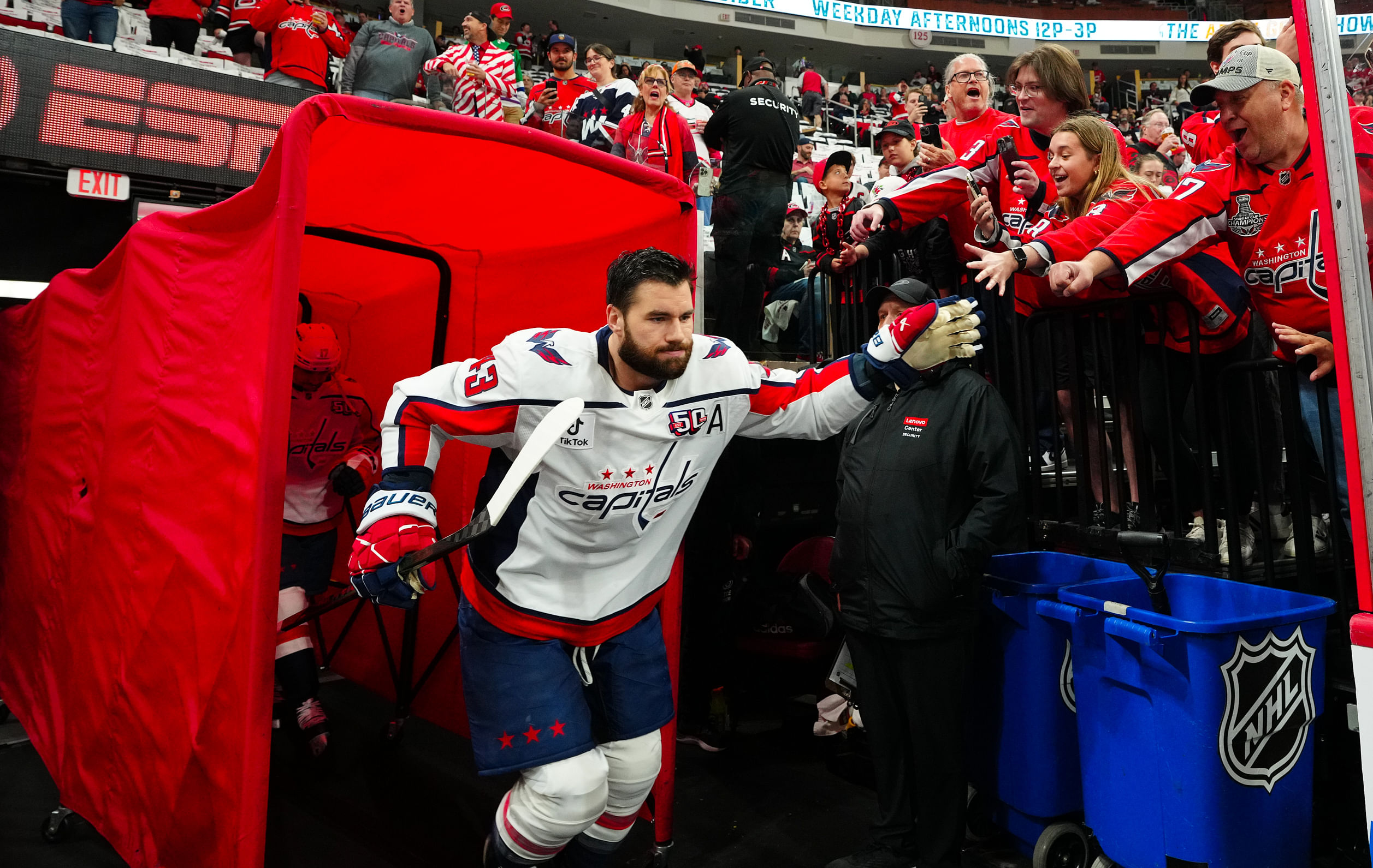 Tom Wilson could be a solid addition to Team Canada's bottom six- Source: Imagn
